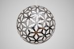 Lattice Light Ball 70 Chrome | Pendants by ADAMLAMP. Item composed of synthetic compatible with modern style