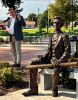 Abraham Lincoln and the Union Pacific Railway | Public Sculptures by Sutton Betti