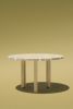 White Oak Round Dining Table | Tables by HACHI COLLECTIONS. Item made of oak wood