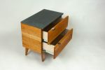 Marissa Blossom | Nightstand in Storage by Curly Woods. Item made of oak wood with concrete works with mid century modern & scandinavian style