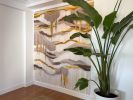 Extra Large Handwoven Wall Hanging – "Amber Falls" | Tapestry in Wall Hangings by Tissage Sauvage. Item made of cotton works with boho & country & farmhouse style