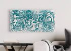 Birth of Form: Ocean Version (SOLD) | Oil And Acrylic Painting in Paintings by Alessia Lu. Item made of canvas works with contemporary & coastal style