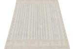 Rug & Kilim’s Scandinavian Rug in Cream, White and Blue | Area Rug in Rugs by Rug and Kilim