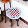 Handmade chess table, Luxury chess table, Marble chess table | Side Table in Tables by Innovative Home Decors. Item composed of marble