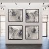 Blooms-BWL1 Canvas Print | Prints by MELISSA RENEE fieryfordeepblue  Art & Design. Item made of canvas works with minimalism & contemporary style