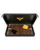 The Entertainer | Serving Board in Serveware by Gavin May. Item made of walnut with brass