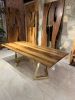 Custom Solid Walnut Dining Table - In Stock | Tables by Gül Natural Furniture. Item made of walnut works with contemporary & art deco style