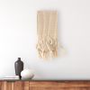 Soft Drifts | Wall Sculpture in Wall Hangings by YASHI DESIGNS. Item made of oak wood with cotton works with minimalism & contemporary style