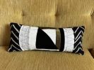 All the Angles Mudcloth Lumbar pillow | Pillows by Liberty Worth. Item made of fabric works with contemporary & eclectic & maximalism style