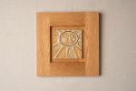 Sun Ceramic Wall Art | Wall Sculpture in Wall Hangings by Clare and Romy Studio. Item composed of ceramic in boho or mid century modern style