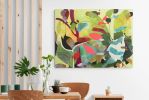 We Never Knew Just What She Would Say Next | Mixed Media by Mel Rea7. Item made of canvas works with contemporary & modern style