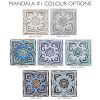 Kitchen backsplash tile (1 tile) | Tiles by GVEGA. Item made of ceramic compatible with mediterranean style
