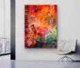 Oversize Painting Butterfly Release #22 | Oil And Acrylic Painting in Paintings by Dorothy Fagan Fine Arts. Item composed of wood and linen in boho or contemporary style