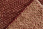 1960s Vintage distressed rug in Red & Beige-Green Geometric | Area Rug in Rugs by Rug and Kilim