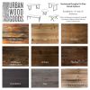 Modern X Dining table made of reclaimed wood | Tables by Urban Wood Goods. Item made of wood & steel