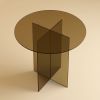 Bronzed Glass Dining Table - IKI by Lebanto | Tables by Lebanto. Item composed of glass in minimalism or contemporary style