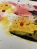 Emotions of the heart Original on paper | Mixed Media in Paintings by HEIDY GONZALEZ - GONZALEZ ART DESIGN. Item made of paper compatible with contemporary and art deco style