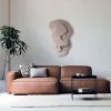 Minimalistic Style Wall Sculpture, Plaster Wall Art | Sculptures by Vaiva Art Atelier. Item composed of wood & marble compatible with minimalism and contemporary style