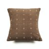 Nira Choco Handloom Pillow | Pillows by Studio Variously. Item composed of cotton