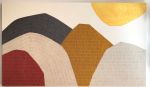 Geometric mountains (SOLD-commissions available) | Mixed Media by Laila Vazquez. Item made of canvas with synthetic works with minimalism & contemporary style