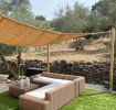 Coconut sail | Square sun sail patio deck shade sail 10x10ft | Landscape Ornament in Plants & Landscape by GoldencoirVietNam LLC. Item composed of metal and fiber in boho or contemporary style