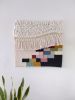 Colour Block Tapestry | Wall Hangings by Anita Meades. Item made of cotton & fiber
