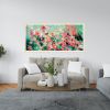 Waving flowers | Oil And Acrylic Painting in Paintings by Art by Geesien Postema. Item composed of canvas in contemporary or country & farmhouse style