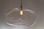 Large Glass Globes Chandelier. Kitchen Island, Foyer | Pendants by Galilee Lighting. Item composed of metal & glass