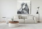 Era Horse | Oil And Acrylic Painting in Paintings by Irena Orlov. Item composed of canvas