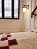 Handwoven Woolen Runner Rug | Rugs by Evergreen Carpets. Item composed of wool in boho or minimalism style
