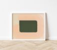 Green & Pink Abstract Color Field Art Print | Prints by Emily Keating Snyder. Item made of paper works with boho & mid century modern style