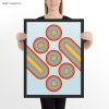 Retro Motion Art Print | Prints by Michael Grace & Co.. Item made of paper