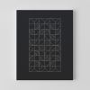 Geometric Night Harvest Canvas Print | Prints by Michael Grace & Co.. Item made of canvas with paper