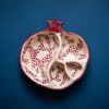 Pomegranate Jewelry Dish | Decorative Tray in Decorative Objects by Melike Carr