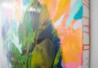 Garden of Wild | Oil And Acrylic Painting in Paintings by Claire Desjardins. Item made of canvas with synthetic
