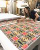 labyrinth textiles by the yard | Fabric in Linens & Bedding by Amanda M Moody. Item composed of cotton and fiber