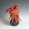 Modern Sculpture, "Wild Ones 49", Ceramic Sculptures 10" | Sculptures by Anne Lindsay. Item made of ceramic compatible with contemporary and modern style