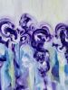 Purple Passion | Oil And Acrylic Painting in Paintings by vibhakapur_art. Item composed of canvas & synthetic
