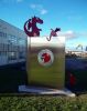 THE DRAGON FAMILY | Public Sculptures by jim collins sculpture. Item made of steel