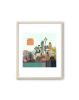 The Landing | Prints by Birdsong Prints. Item composed of paper in mid century modern or eclectic & maximalism style