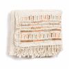 Unah Coral Fully Hand Embroidered Organic Cotton Throw | Linens & Bedding by Studio Variously. Item made of cotton