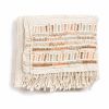 Unah Coral Fully Hand Embroidered Organic Cotton Throw | Linens & Bedding by Studio Variously. Item made of cotton
