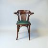 Aspen Upholstered Beechwood Armchair | Dining Chair in Chairs by Kleinhaus Furniture. Item made of wood & fabric compatible with mid century modern and contemporary style
