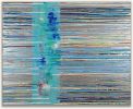 Flow Number 34 | Oil And Acrylic Painting in Paintings by Kari Souders. Item composed of wood and canvas in contemporary or coastal style