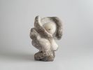 Holding You, Holding Me | Abstract Figurative Sculpture | Sculptures by Art Larger Than Me by Daren Todd. Item made of stone works with contemporary & modern style