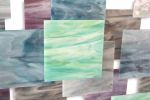 "Impressions" Glass and Metal Wall Art Sculpture | Wall Sculpture in Wall Hangings by Karo Studios. Item made of metal with glass