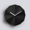Delta Clock Black | Decorative Objects by LAWA DESIGN. Item composed of wood