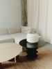Hvylya - Handcrafted Metal Side Table 65x40 cm | Coffee Table in Tables by SVITANOK by Artem Zakharchenko. Item composed of metal in boho or minimalism style
