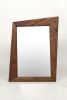 New Mid Century Style Solid Walnut Mirror | Decorative Objects by Wood and Stone Designs. Item made of walnut & glass