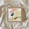 “clouded view” 8”x8” | Oil And Acrylic Painting in Paintings by Quinn Dimitroff. Item composed of synthetic